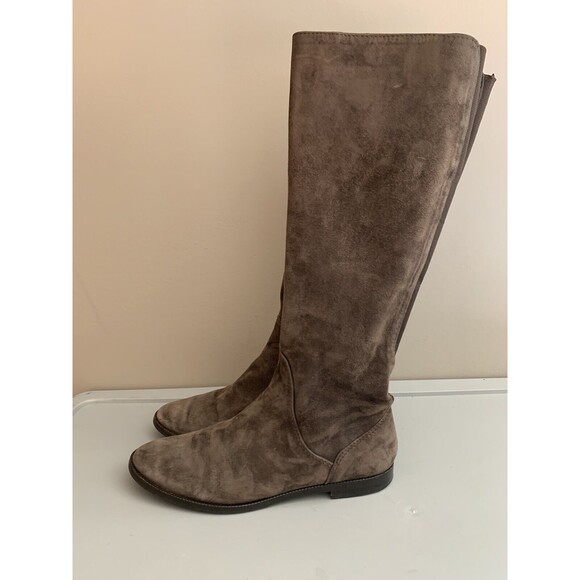 Lamica Women's Brown Suede Boot Davos Gomma Sole Size 38 Made In Italy - Picture 7 of 9